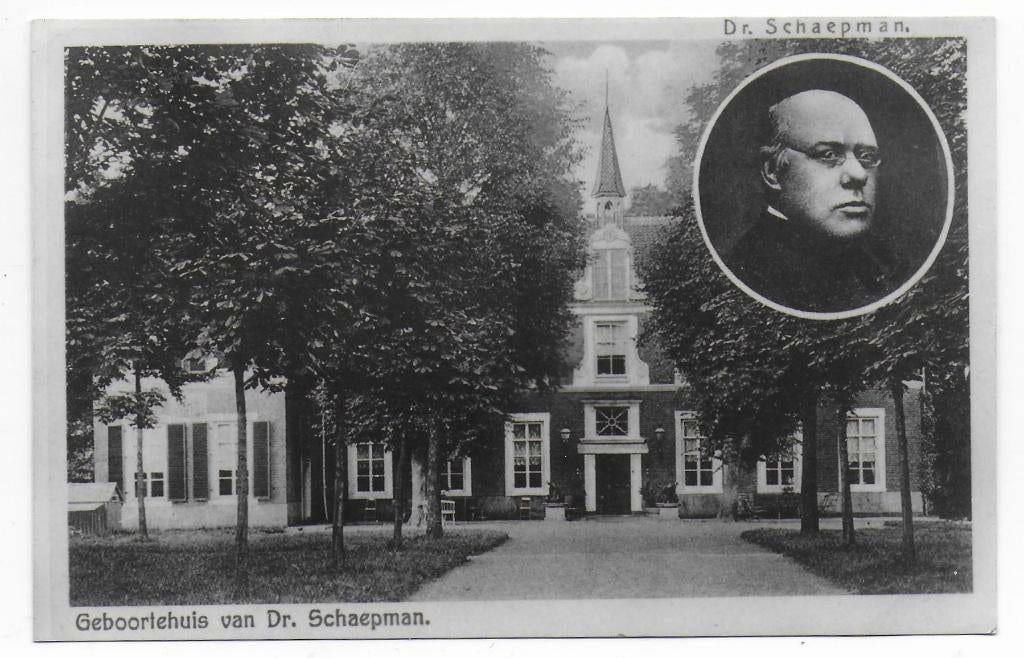 Tubbergen Geboortehuis Dr  Schaepman   Ansichtkaart  (B8017, Ophalen of Verzenden, 1960 tot 1980, Gelopen, Drenthe