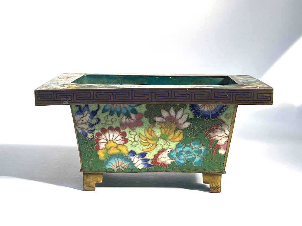 Late Qing-dynastie Cloisonne Planter Jardiniere  Bonsai, Ophalen of Verzenden