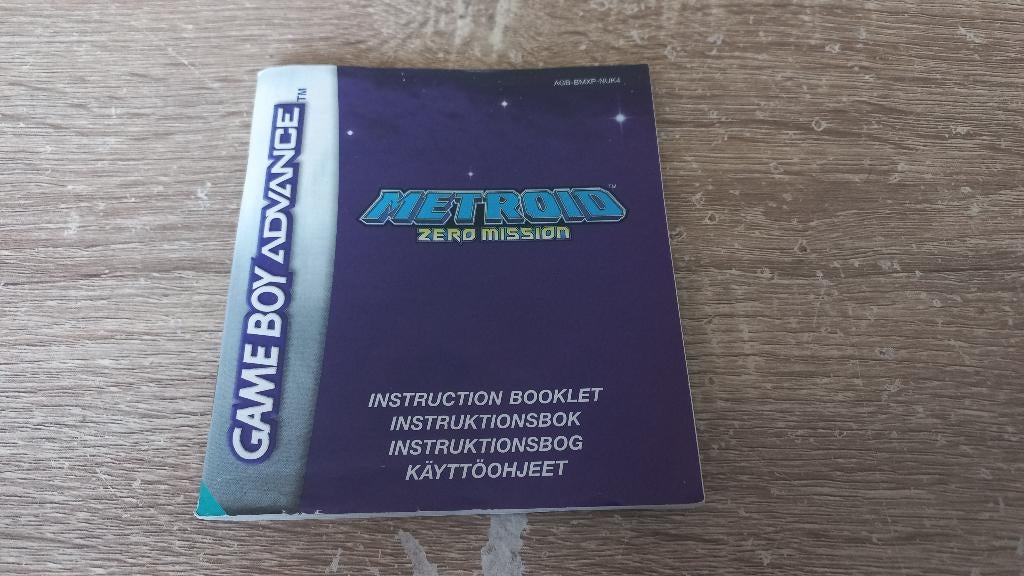Metroid Zero Mission Handleiding, Spelcomputers en Games, Games | Nintendo Game Boy, Avontuur en Actie, Gebruikt, 1 speler, Ophalen of Verzenden