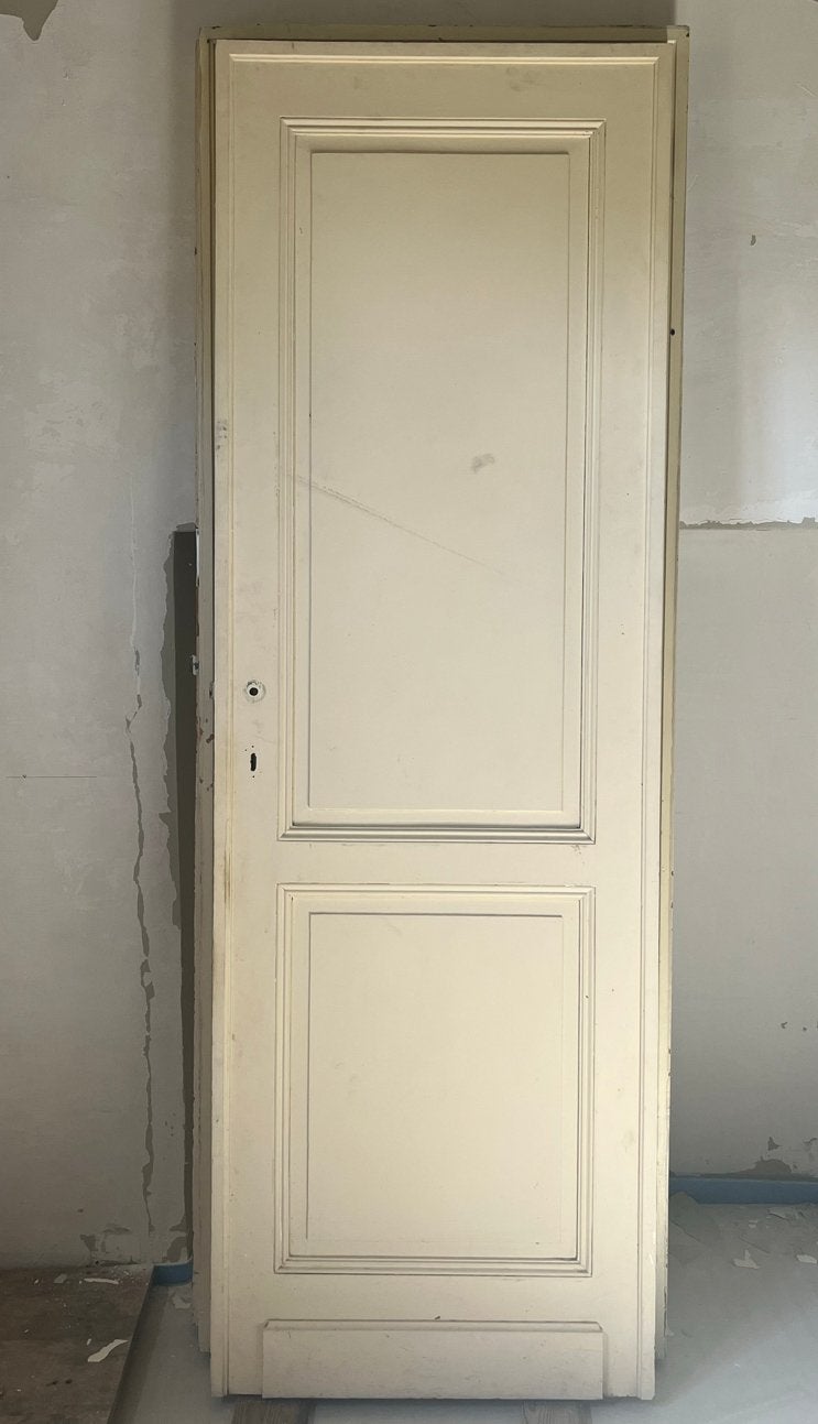 3 Belgische antieke paneeldeuren diverse afmetingen, Ophalen, Gebruikt, 80 tot 100 cm, 215 cm of meer