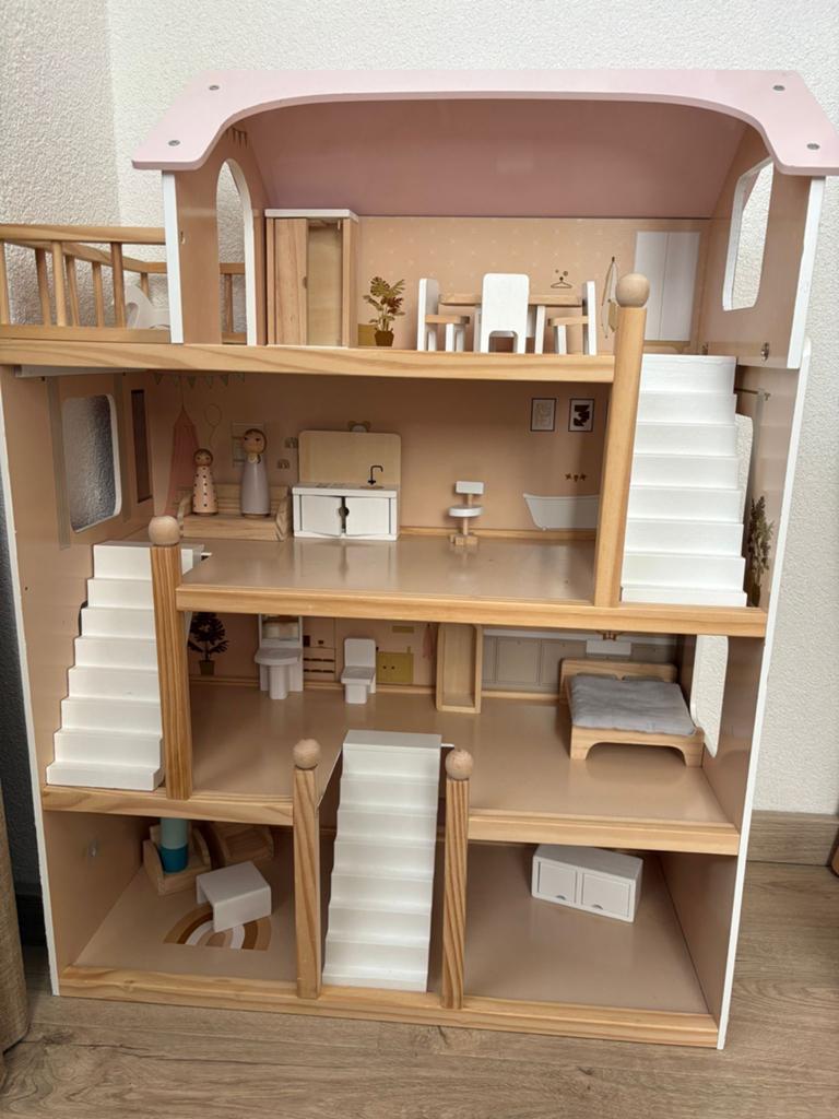 Petite Amelie Poppenhuis - Zo goed als nieuw, Ophalen, Zo goed als nieuw, Poppenhuis