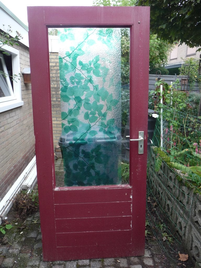 Buitendeur, Ophalen, Gebruikt, 80 tot 100 cm, Buitendeur
