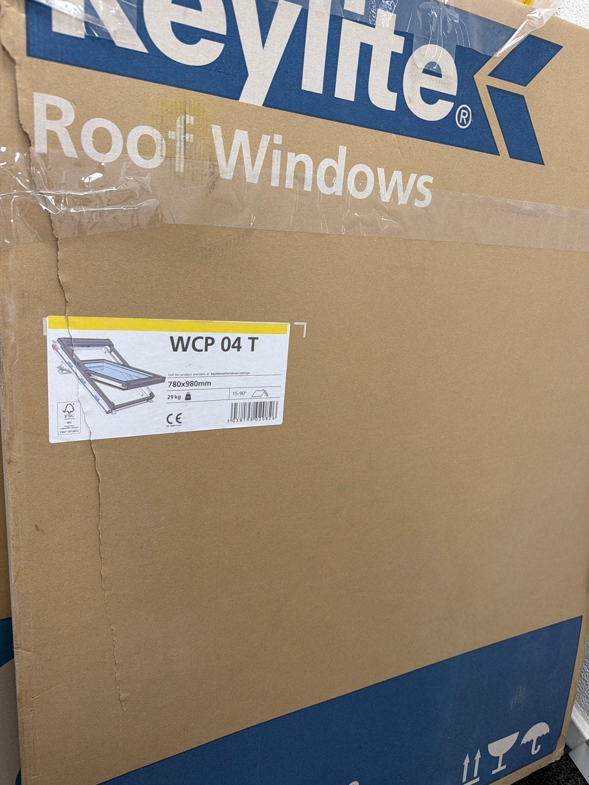 Nieuw Keylite WCP 04 T Dakraam 780x980mm, Ophalen of Verzenden, Nieuw, Dakraam, 80 tot 120 cm