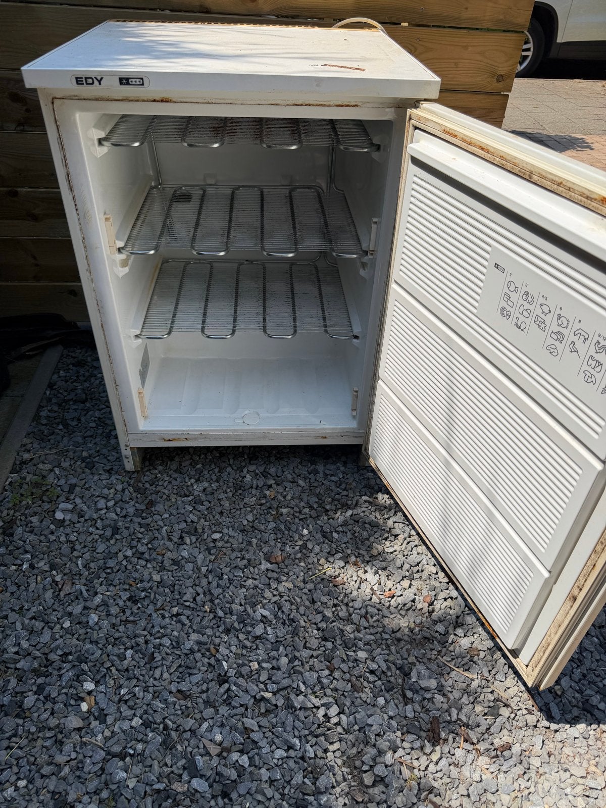 EDY Vriezer - Compact en functioneel, 85 tot 120 cm, Gebruikt, 75 tot 100 liter, Ophalen of Verzenden