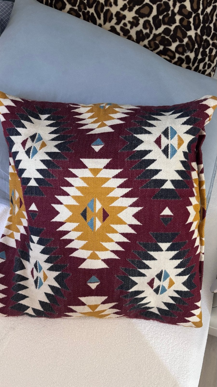Aztec Sierkussen met binnenkussen - Meerkleurig, Overige merken, Inclusief binnenkussen, Vierkant, Zo goed als nieuw