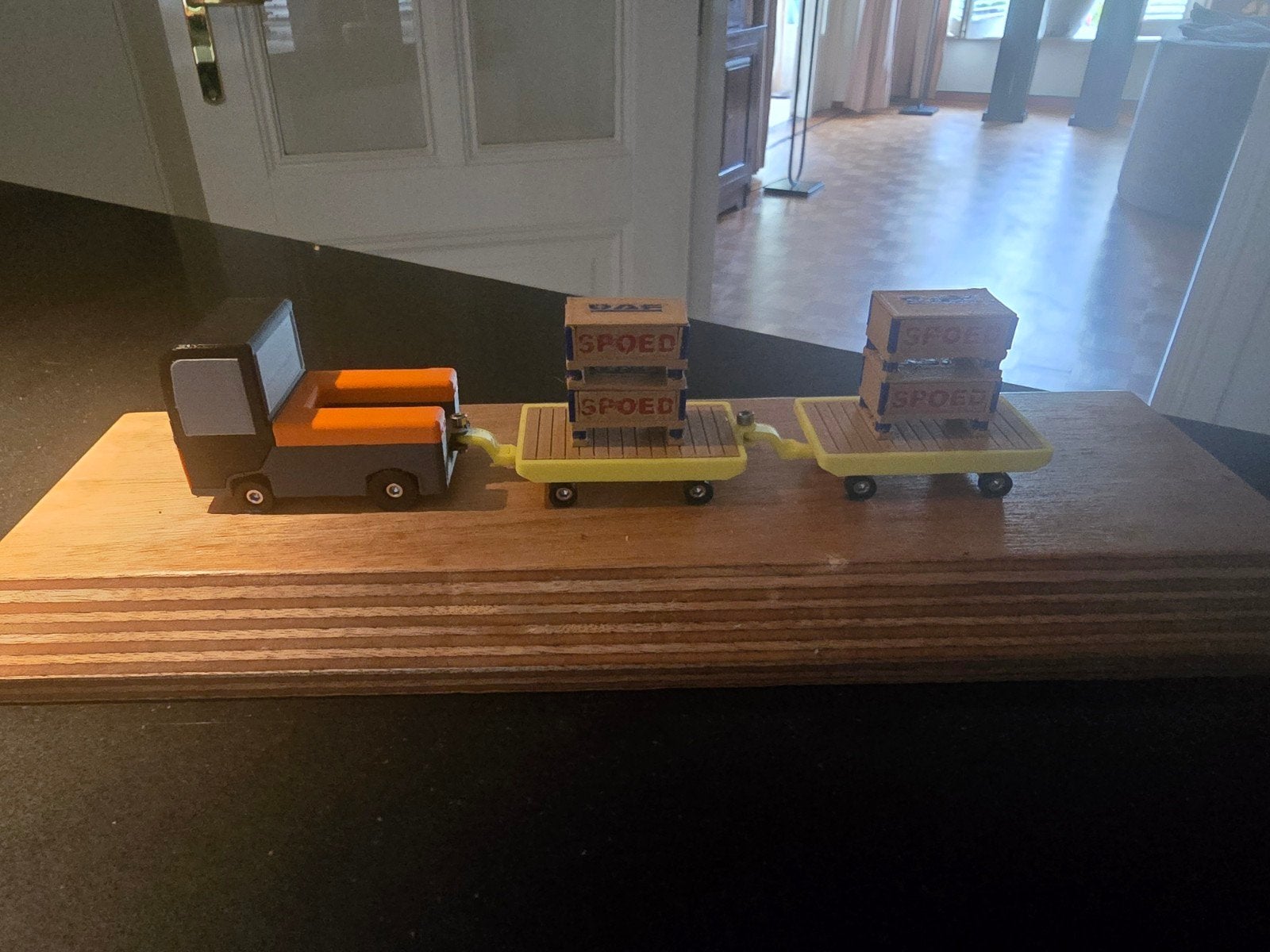Daf accuwagen met aanhangers, Ophalen of Verzenden, Zo goed als nieuw, Bus of Vrachtwagen