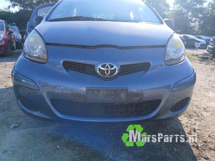 Voorbumper van een Toyota Aygo