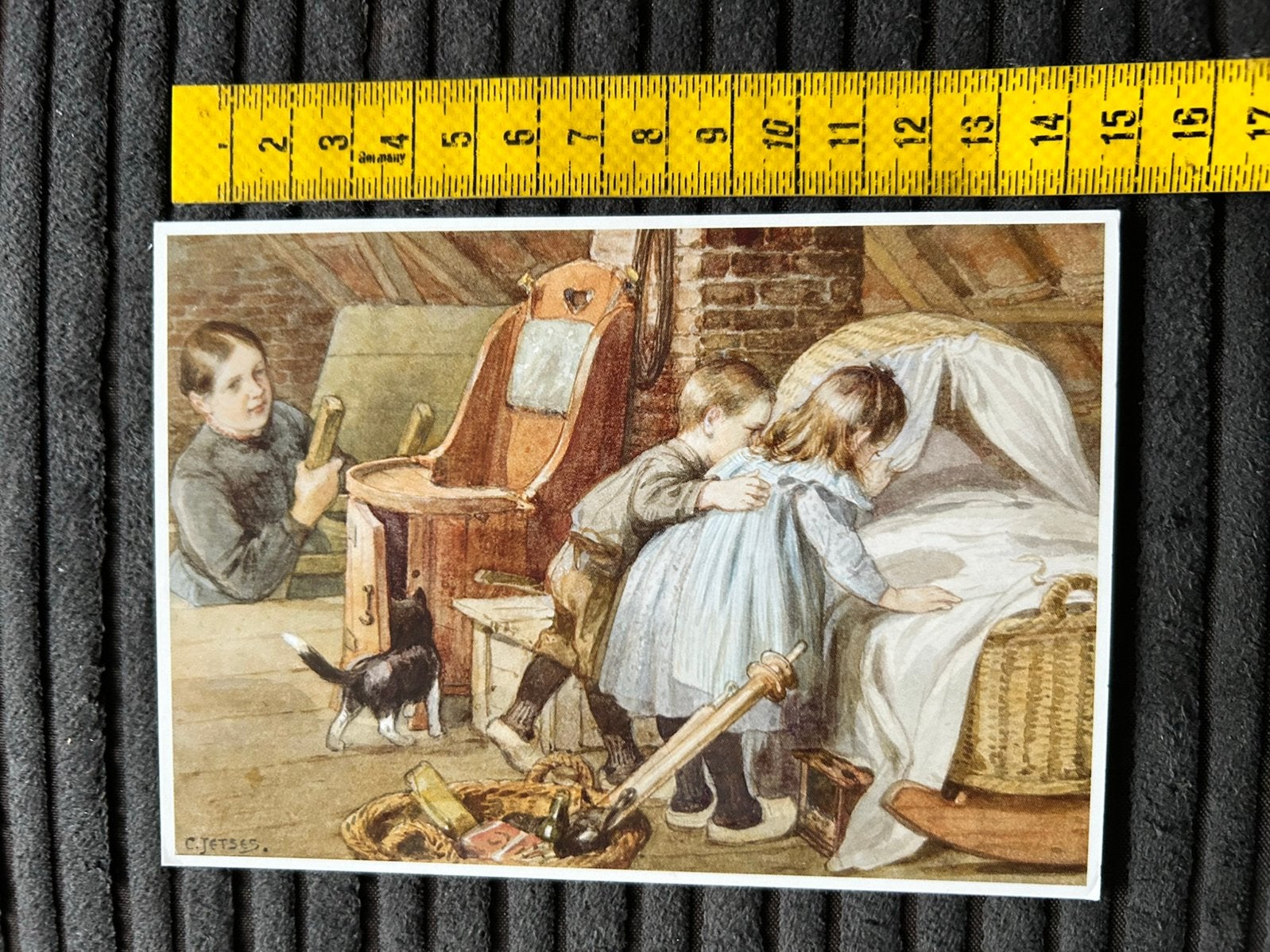 186. Kaart illustr Cornelis Jetses Ot en sien, Ophalen of Verzenden, 1980 tot heden