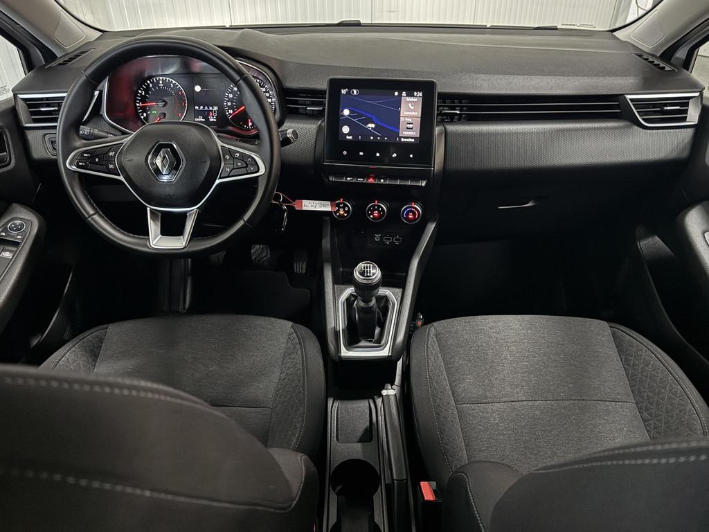 Renault Clio 1.0 TCe Zen LED NAVI CARPLAY AIRCO CRUISE 1STE., Voorwielaandrijving, Stof, Gebruikt, Origineel Nederlands