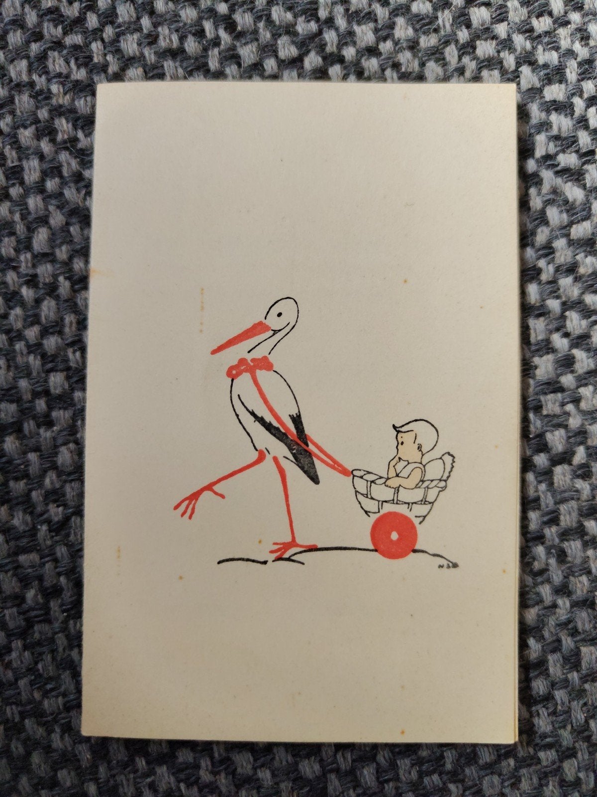 Marion, Ophalen of Verzenden, Voor 1970, Geboortekaartje