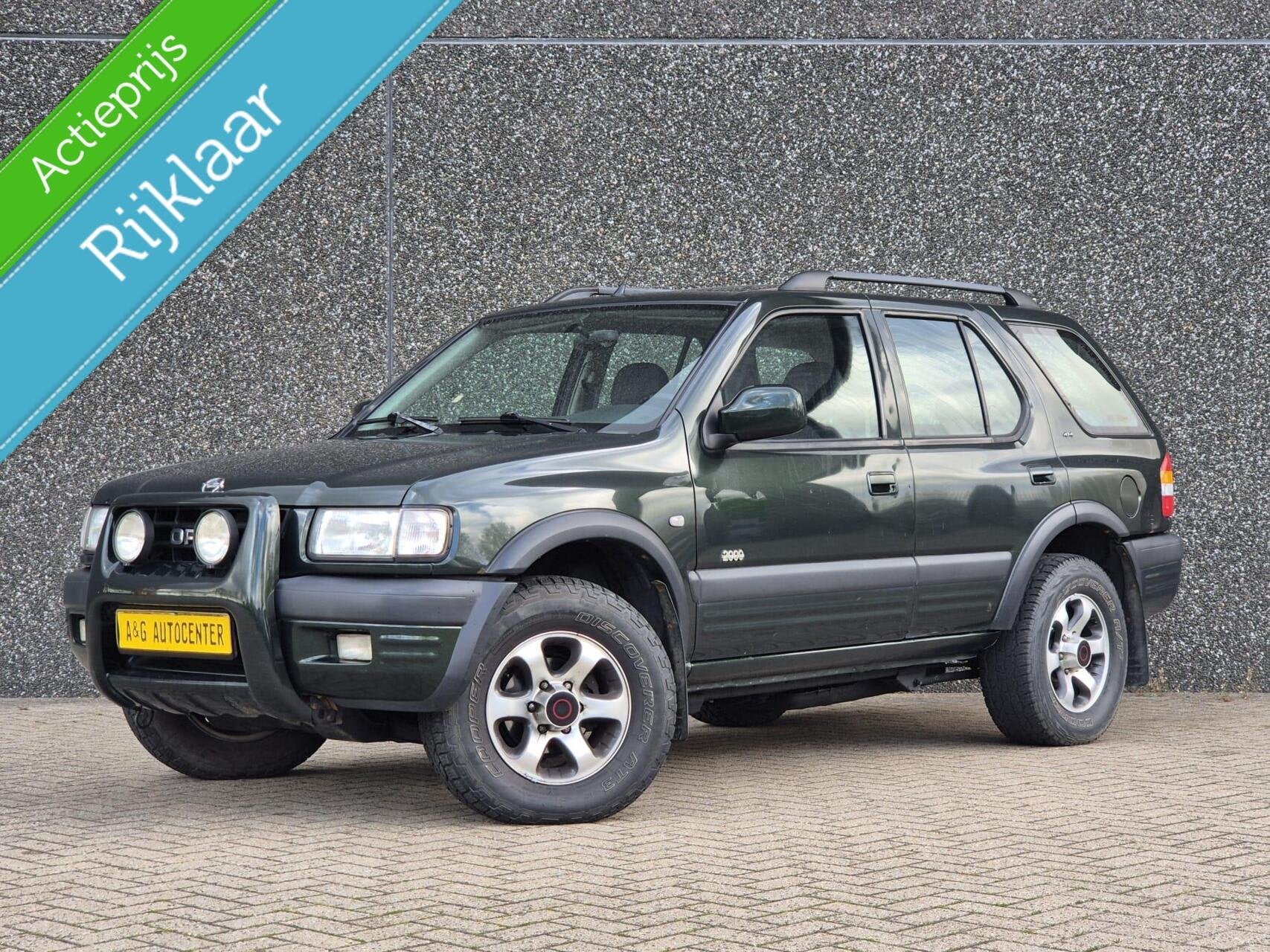 Opel Frontera 3.2 V6 4x4/1e Eig/206 PK/S.Dak/Leer/Trekhaak, Auto's, Opel, Gebruikt, Leder, Handgeschakeld, Vierwielaandrijving