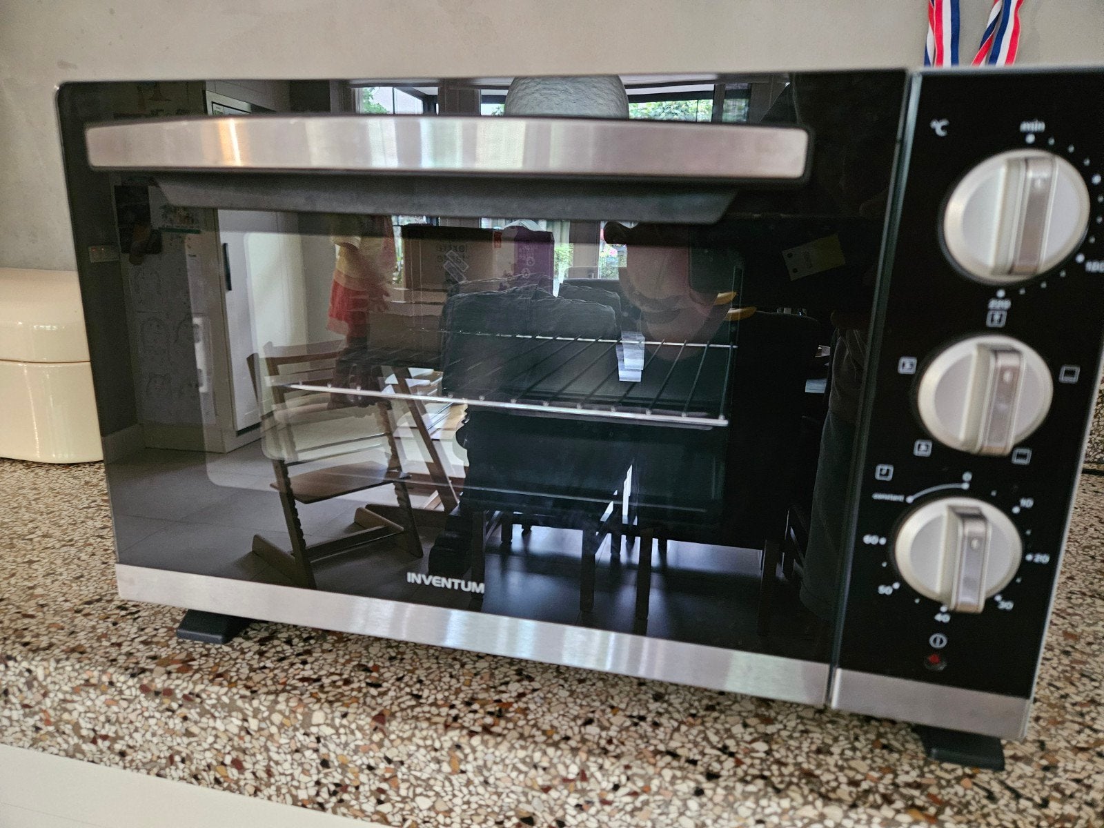 Camping oven Inventum Mini-oven, Witgoed en Apparatuur, Ovens, Ophalen, Minder dan 45 cm, Zo goed als nieuw, Inventum