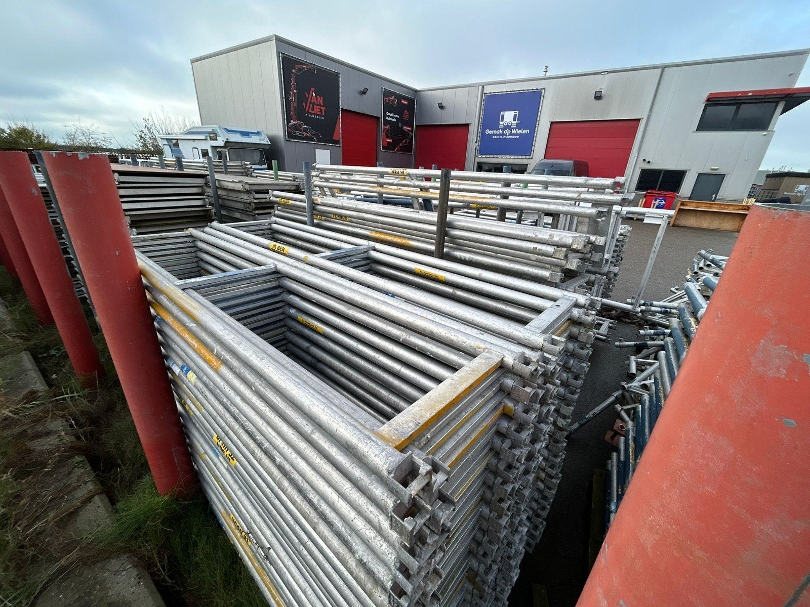 altrex handlock gevelsteiger onderdelen, Doe-het-zelf en Verbouw, Ophalen, Gebruikt, Rolsteiger of Kamersteiger, 5 meter of hoger
