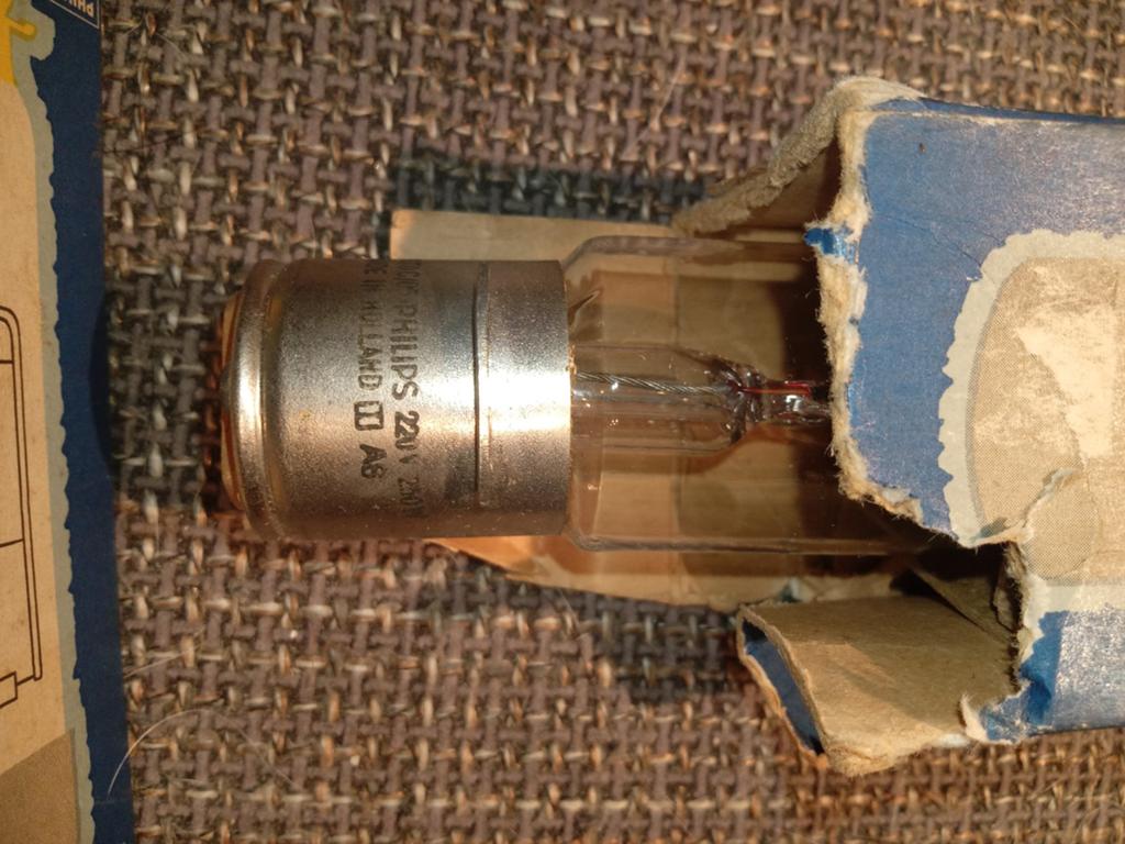 Vintage Philips 220V 200W Projectorlamp / Gloeilamp, Ophalen of Verzenden