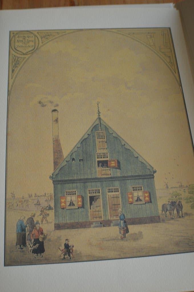 Atlas van het Gemeentearchief Zaanstad -8 Prenten Anno 1788, Ophalen of Verzenden, Zo goed als nieuw, Voor 1940, Prent