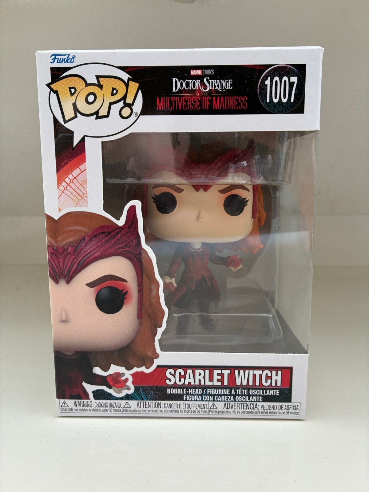 MARVEL funko pop scarlet witch nummer 1007, Ophalen of Verzenden, Zo goed als nieuw