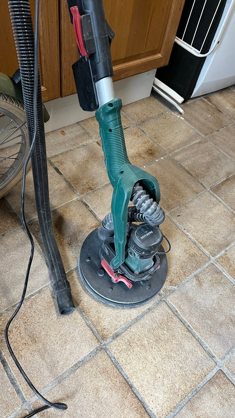 Parkside Wand- en Plafondschuurmachine, Ophalen of Verzenden, Gebruikt, Minder dan 600 watt, Overige typen