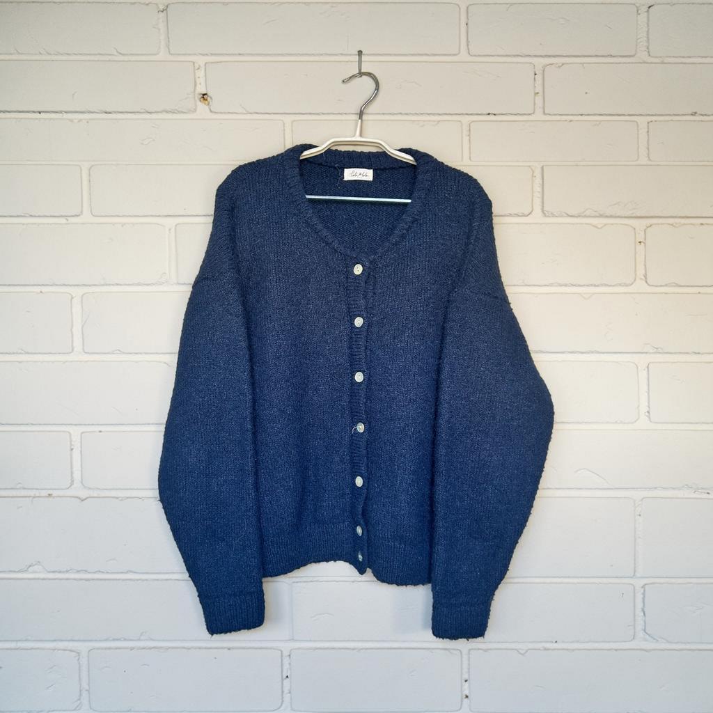 Lili & Lala Vest Universele Maat Donkerblauw Gebreid Wol, Kleding | Dames, Ll, Blauw, Maat 46/48 (XL) of groter, Ophalen of Verzenden