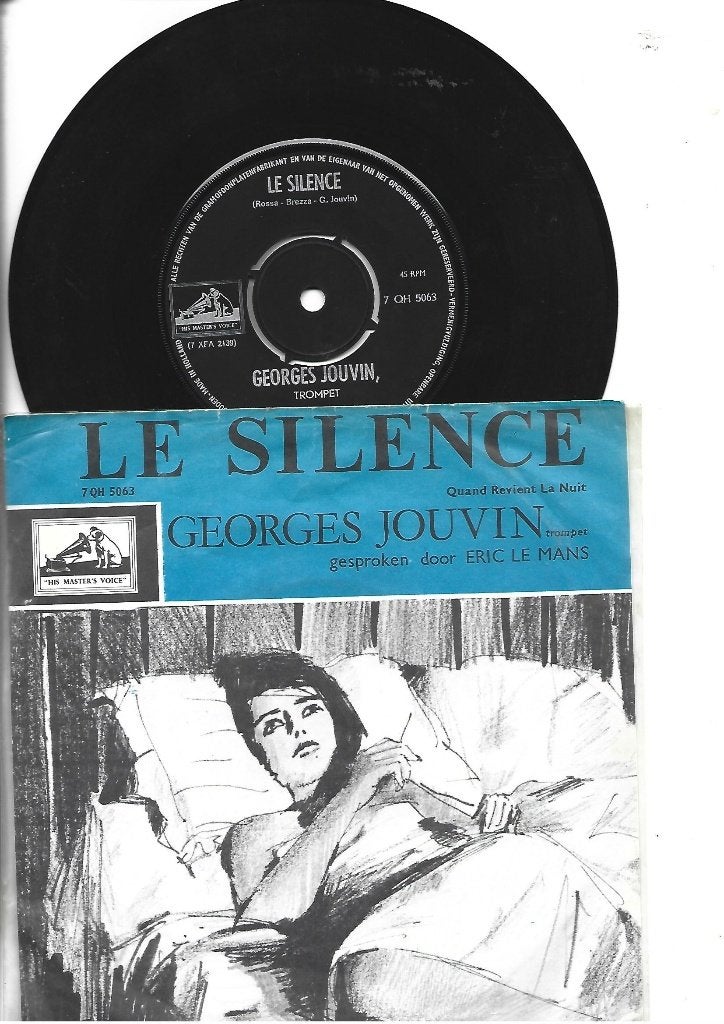GEORGE SOUVIN SINGLE 7" IL SILENCE -1965, 7 inch, Ophalen of Verzenden, Zo goed als nieuw, Pop