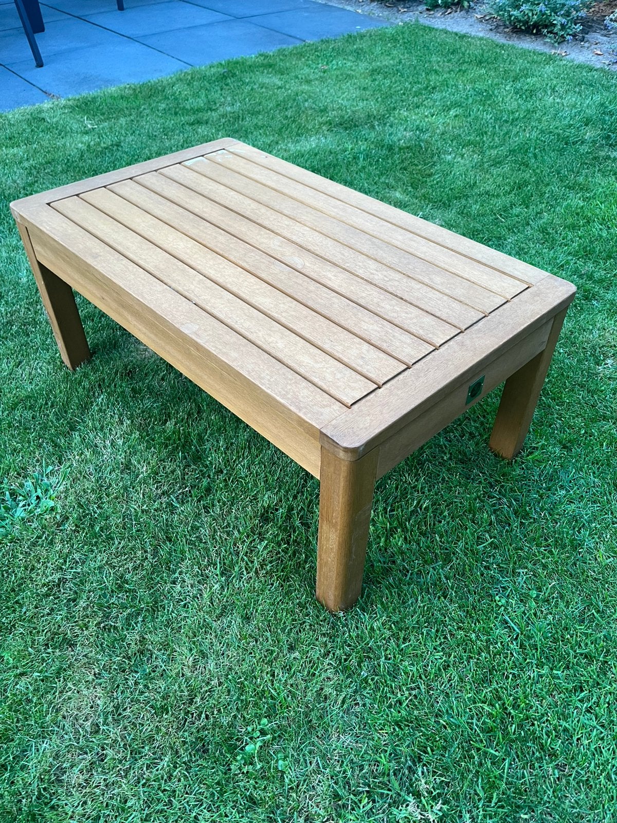 Bijzettafel hout, Ophalen of Verzenden, Zo goed als nieuw, Rond, Hout