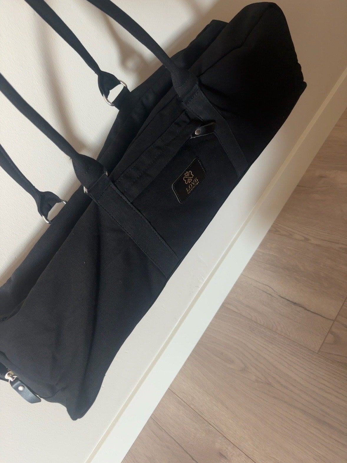 Love Generation Yogamat (Blush Pink) & Yogatas (Zwart), Ophalen, Zo goed als nieuw, Yogamat