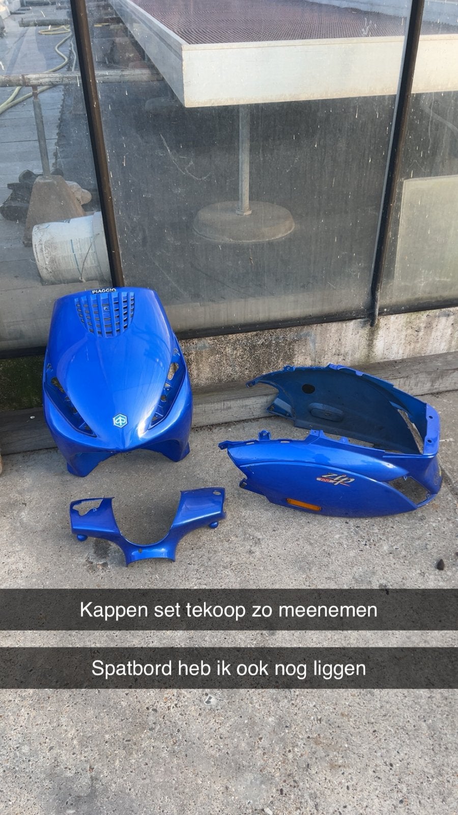 Zip kappenset, Ophalen of Verzenden, Zo goed als nieuw, Kap, Piaggio