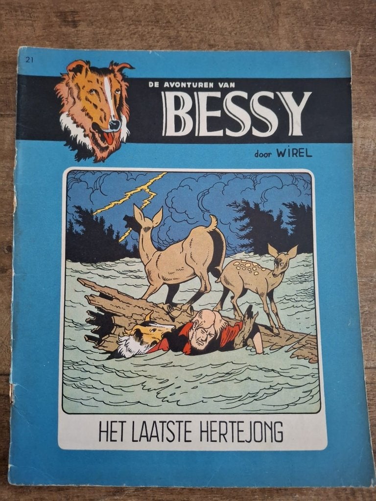 Bessy Het laatste hertejong, Boeken, Gelezen, Willy Vandersteen, Eén stripboek, Ophalen of Verzenden