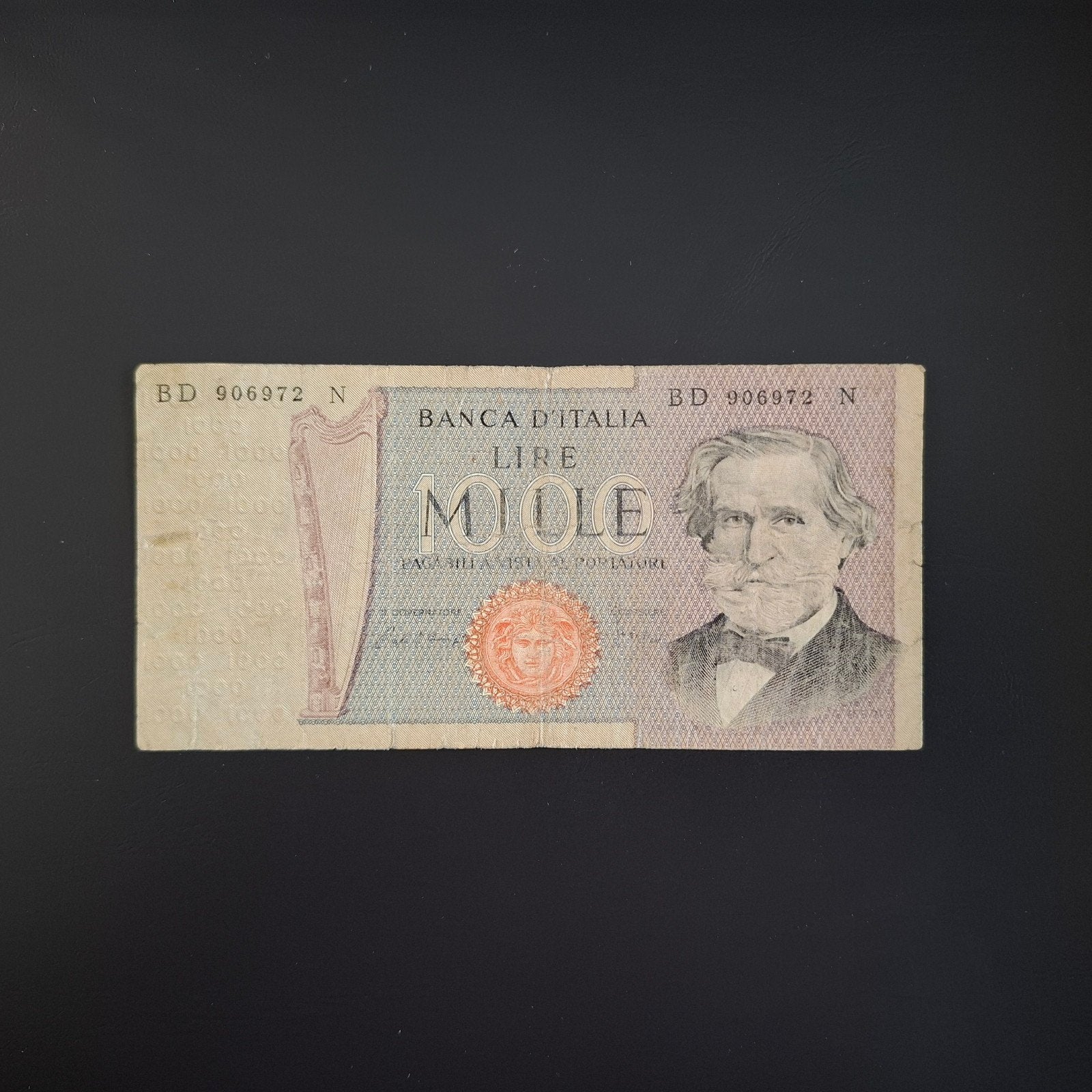 1000 lira Italië #066, Verzenden, Italië, Los biljet