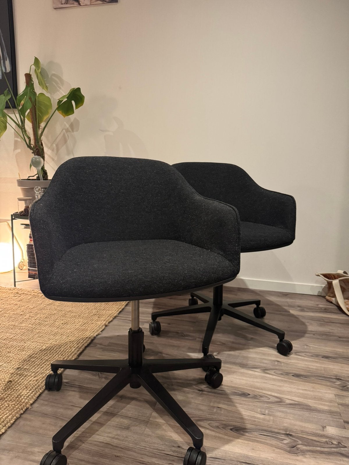Originele Vitra Softshell Chairs – Ronan & Erwan Bouroullec, Ophalen, Zo goed als nieuw, Zwart