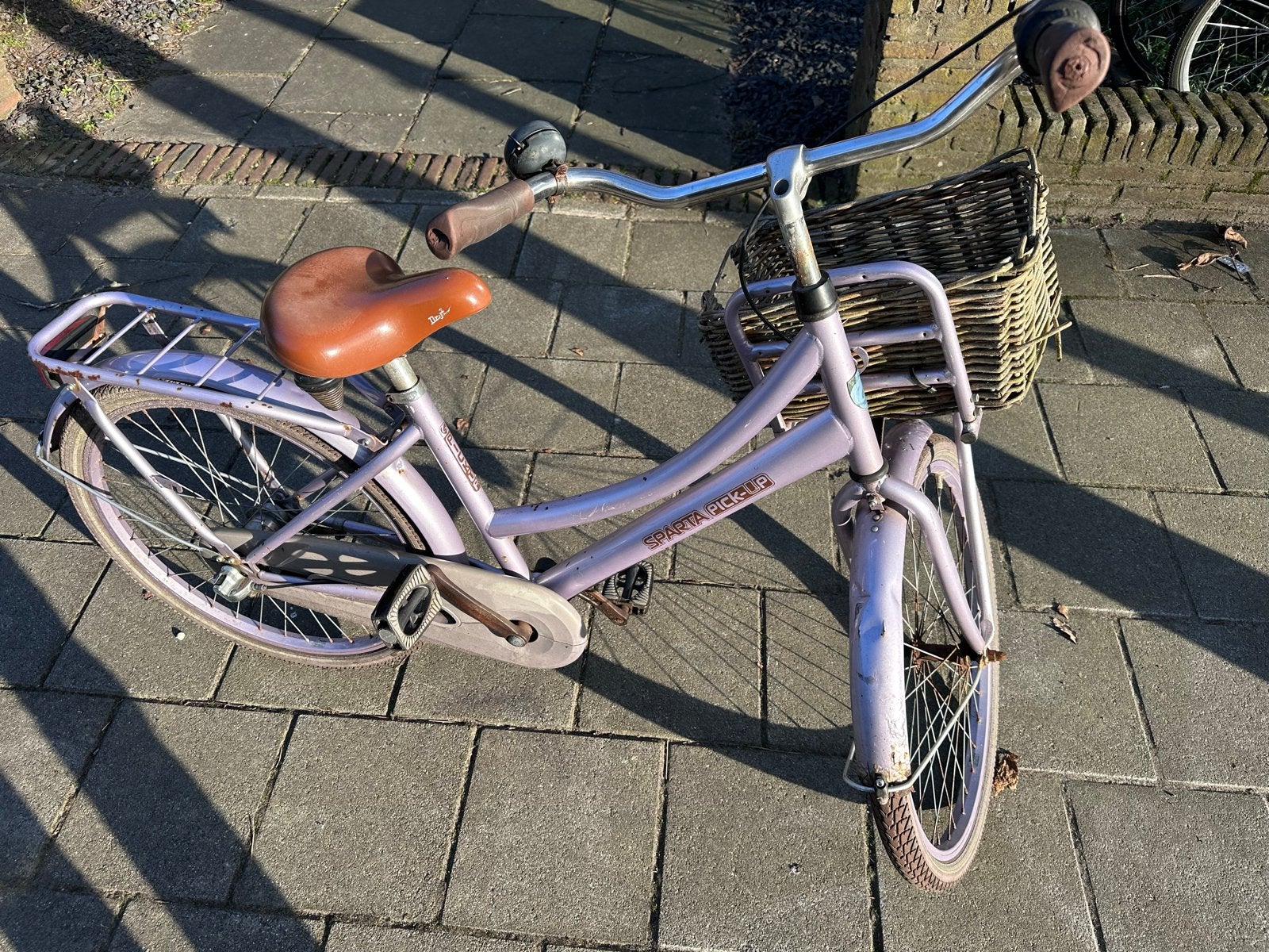 Sparta Pick-Up Damesfiets - Lichtpaars met Mand, Fietsen en Brommers, Fietsen | Meisjes, Ophalen of Verzenden, Gebruikt, 26 inch of meer
