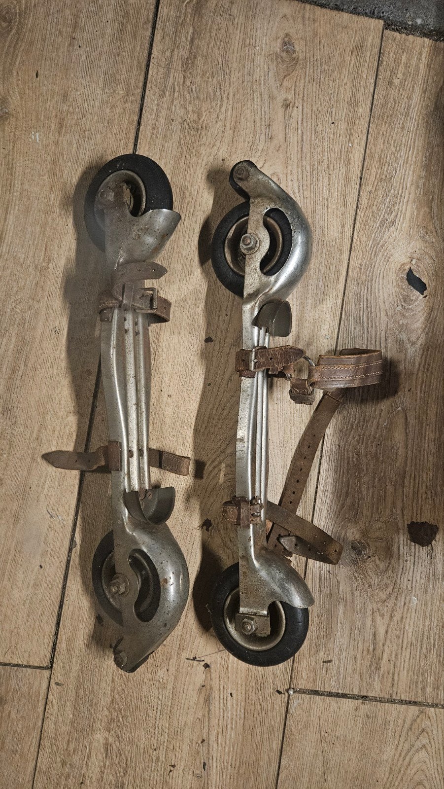 Vintage rolschaatsen - Klassiek model, Ophalen of Verzenden, Verstelbaar, Gebruikt, Dames