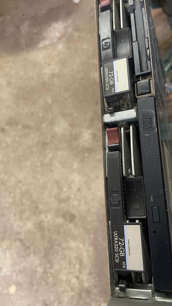 HP 72GB 10K ULTRA320 SCSI harde schijf, Intern, Gebruikt, SCSI, Server