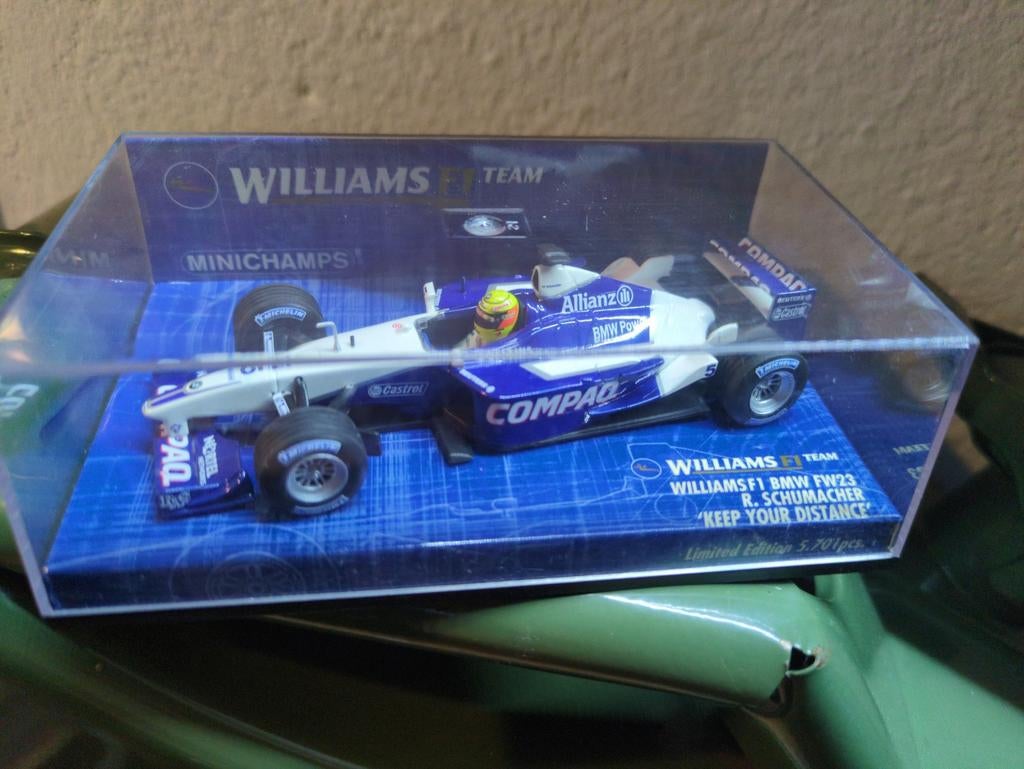 Williams F1 BMW FW23 R. Schumacher modelauto, Verzenden
