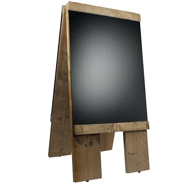 TE KOOP: Vintage Krijtstoepbord van steigerhoud, Ophalen, Zo goed als nieuw