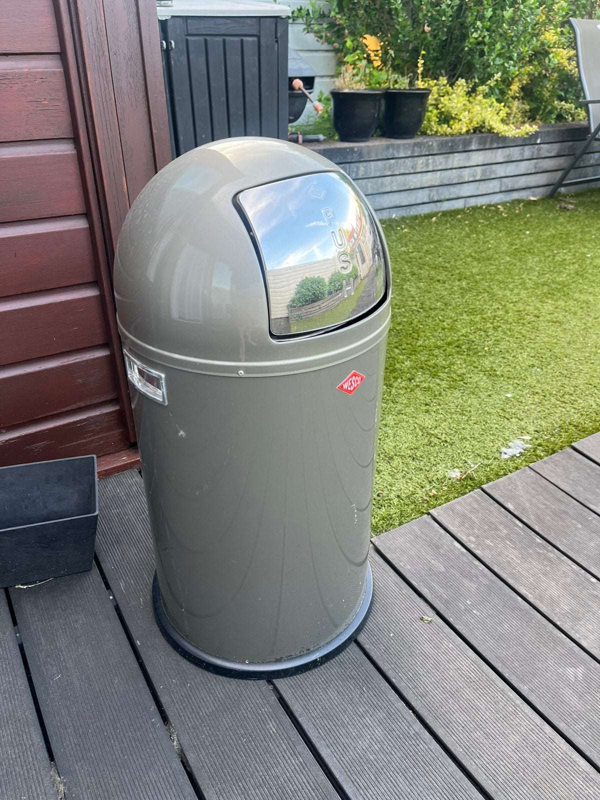 Wesco prullenbak 50liter, 40 liter of meer, Ophalen, Gebruikt, Minder dan 50 cm