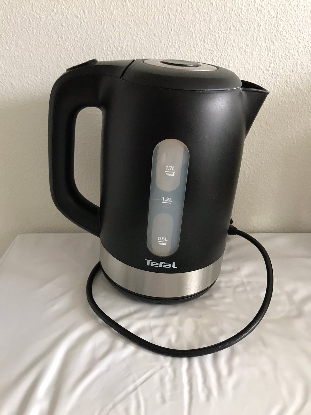 Waterkoker tefel, 1 tot 2 liter, Ophalen of Verzenden, Zo goed als nieuw, Draadloos