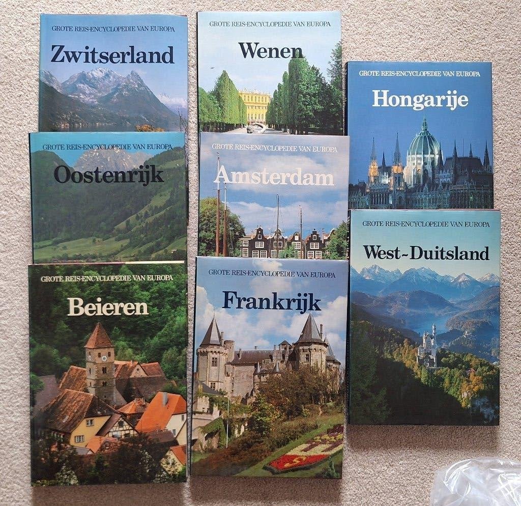Grote Reis-Encyclopedie van Europa - 8 delen, Onbekend, Complete serie, Ophalen of Verzenden, Zo goed als nieuw