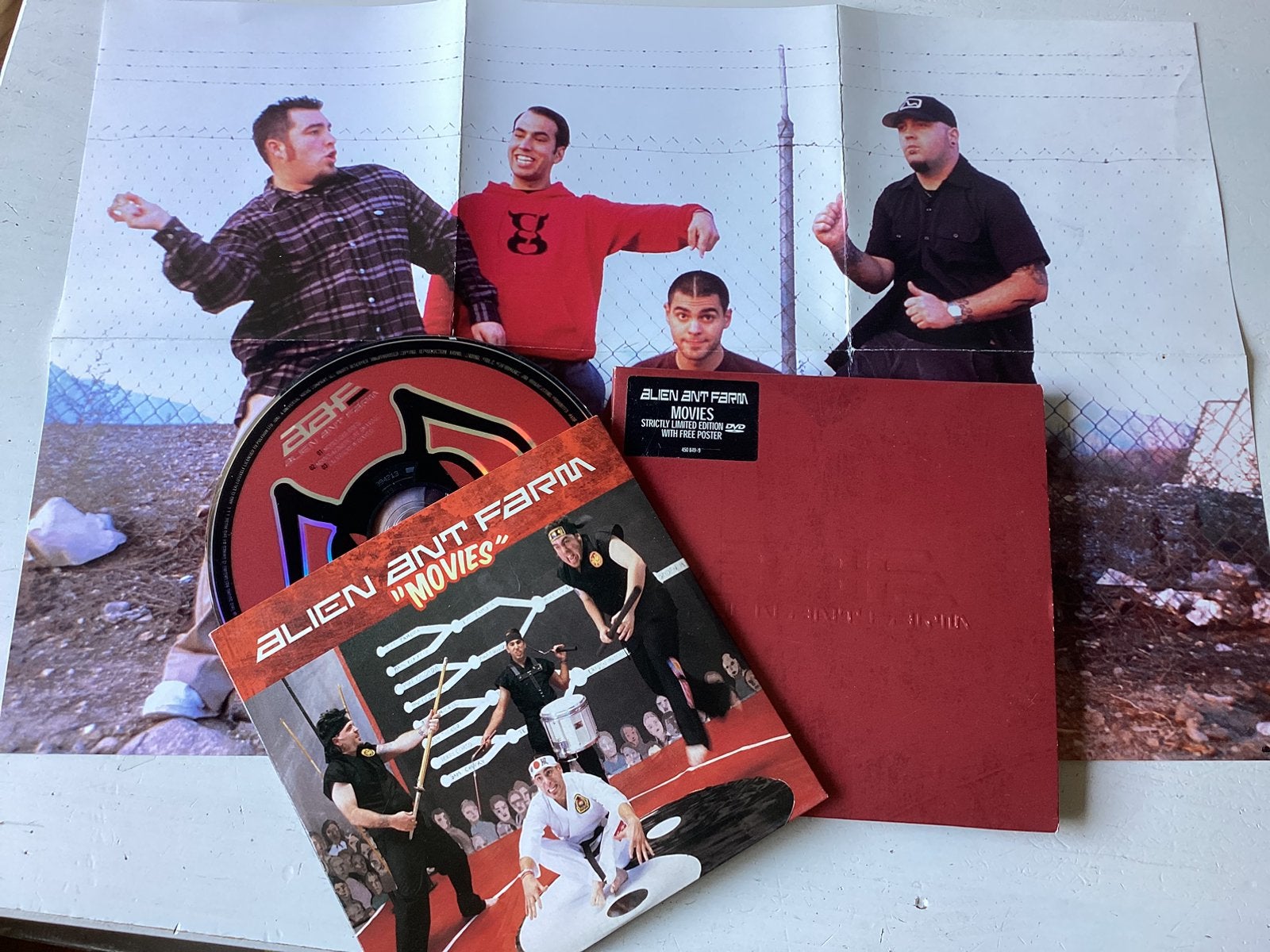 Alien Ant Farm - Movies (limited edition met poster), Alle leeftijden, Verzenden, Zo goed als nieuw, Muziekvideo's