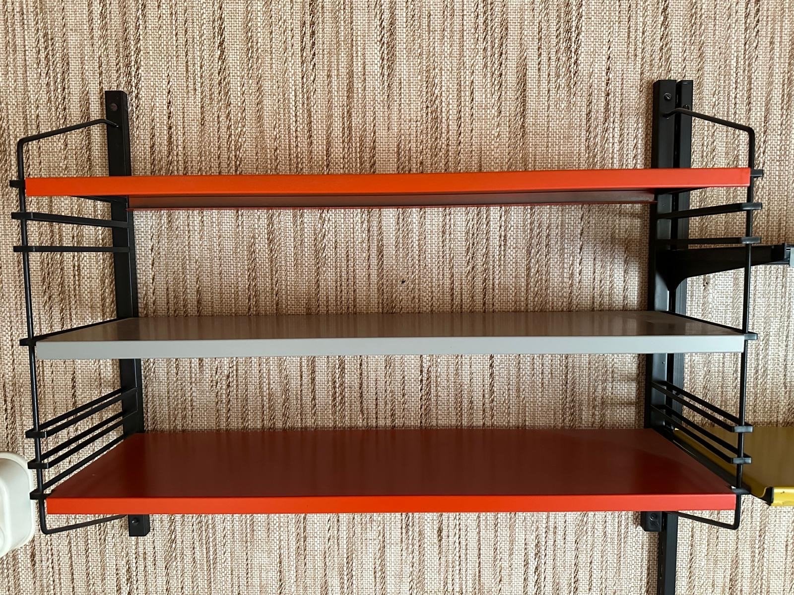 Vintage Tomado wandsysteem met 3 planken, Ophalen, Gebruikt
