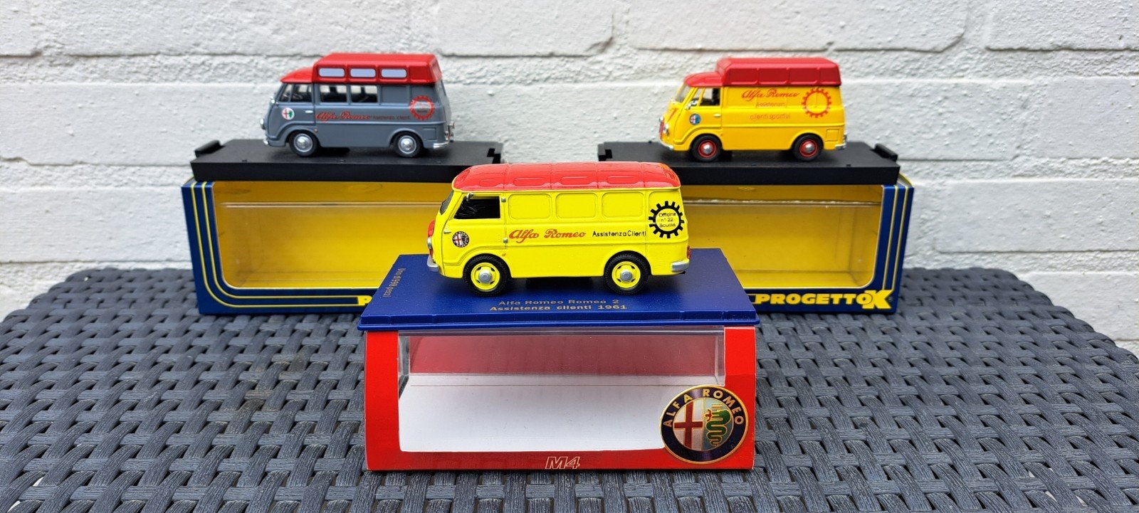 Alfa Romeo "Romeo 2" Assistenza- Progetto K - M4 Modelcars., Ophalen of Verzenden, Auto, Overige merken