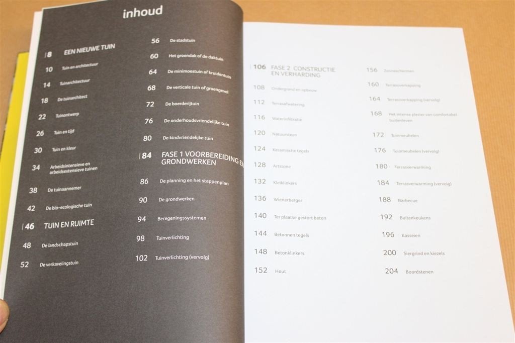De Tuinbijbel — Tuinaanleg & Inrichting — Geïllustreerd, Ophalen of Verzenden, Zo goed als nieuw, Interieur en Design