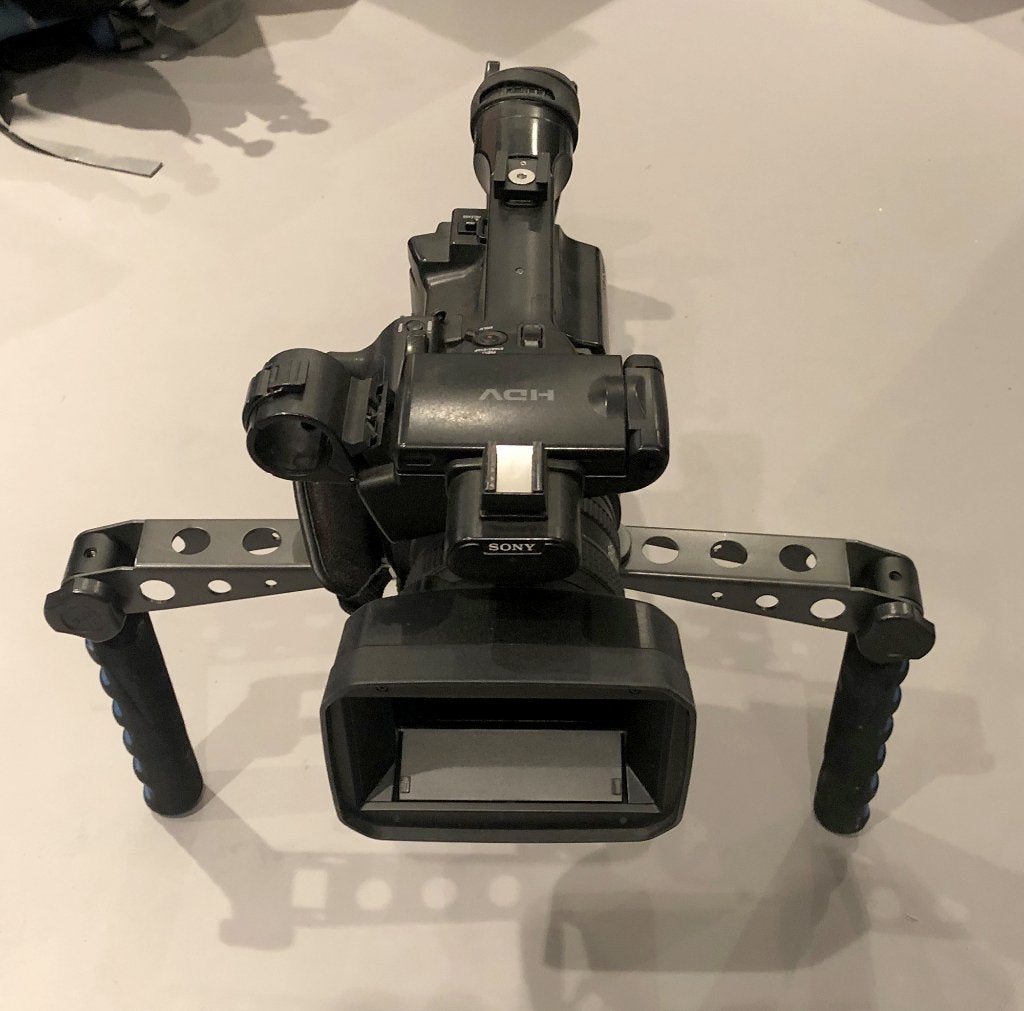 Schouderstatief / Shoulder rig voor DSLR / videocamera, Ophalen of Verzenden, Gebruikt, Minder dan 150 cm, Overige typen