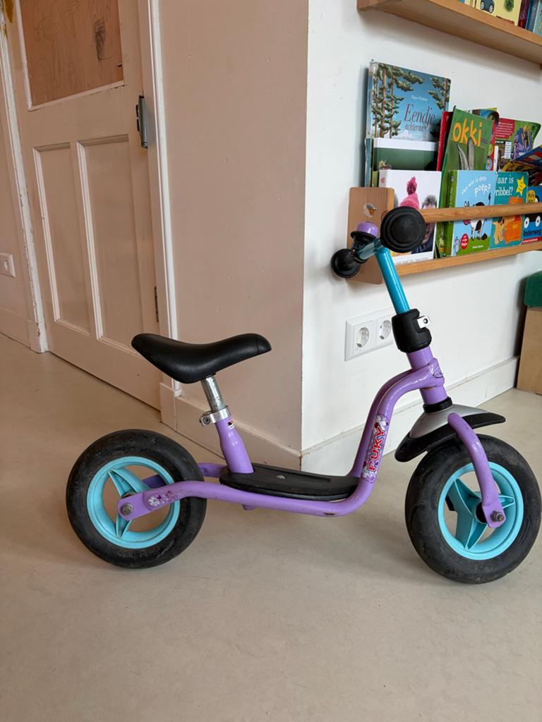 Puky Loopfiets - Paars/Blauw, Kinderen en Baby's, Speelgoed | Buiten | Voertuigen en Loopfietsen, Ophalen, Gebruikt, Loopfiets
