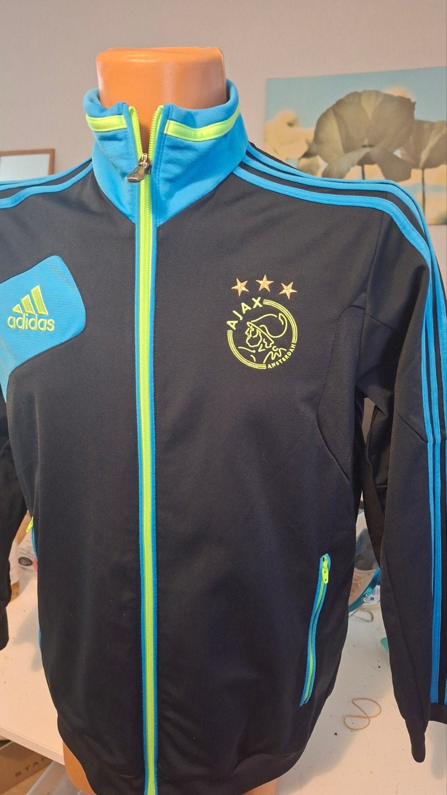 Adidas-Ajax Training pak Maat S, Zwart, Ophalen of Verzenden, Zo goed als nieuw, Adidas