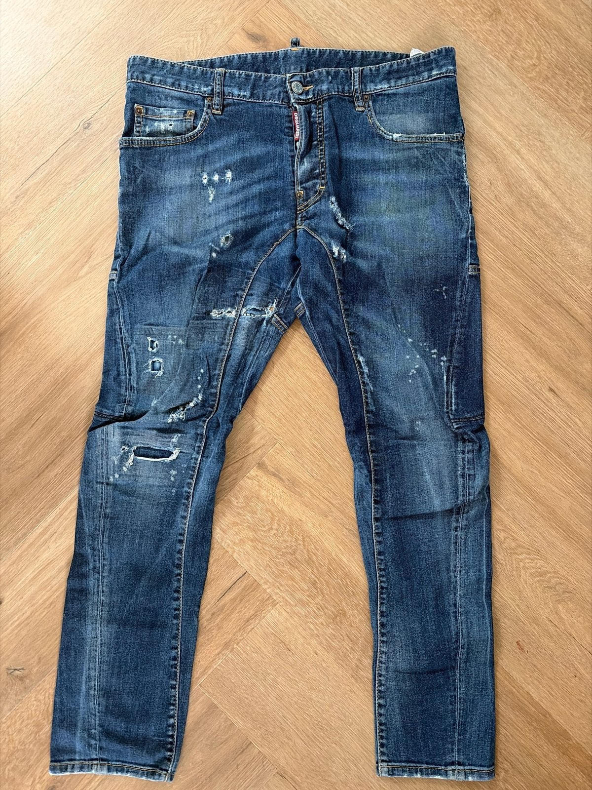 Dsquared2 Jeans - Maat W36 (confectie 52/54), Ophalen of Verzenden, Gedragen, Blauw, W36 - W38 (confectie 52/54)
