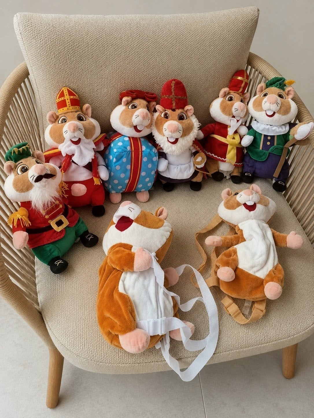 Grote collectie Efteling Hamsterknuffels, bieden is per stuk, Kinderen en Baby's, Speelgoed | Knuffels en Pluche, Overige merken