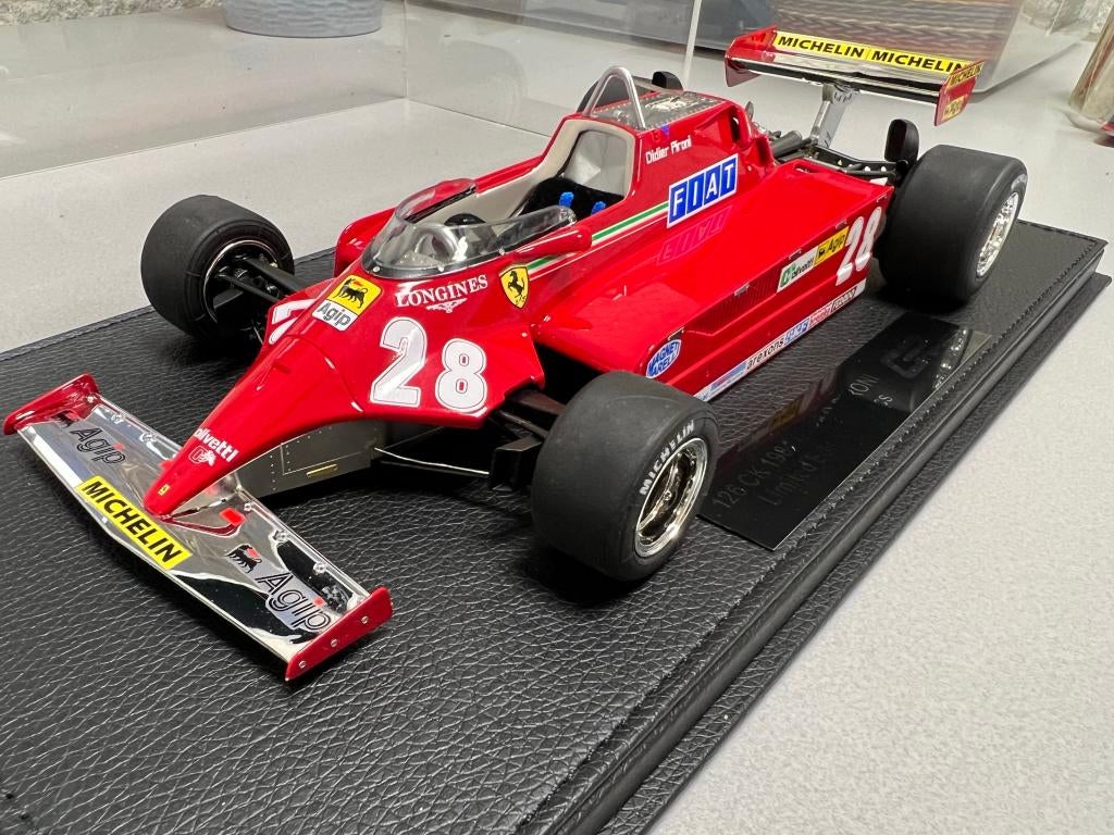 FERRARI F1 126CK #28 - 1981 - D.PIRONI - GP Replicas, Ophalen of Verzenden, Zo goed als nieuw, Auto, Overige merken