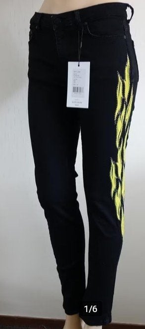 nieuwe zwarte KATE MOSS NIKKIE jeans, Verzenden, Zwart, Nieuw, Nikkie