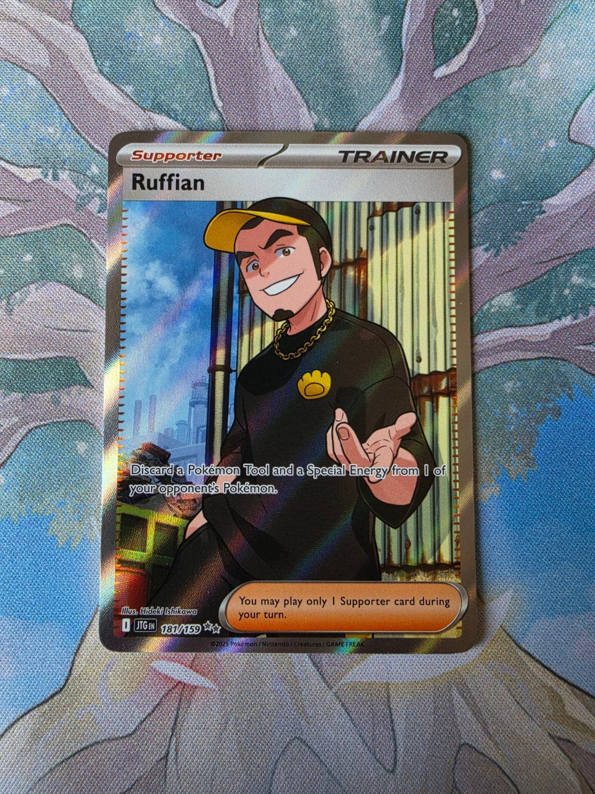 pokemon journey together ruffian full art trainer 181/159, Ophalen of Verzenden, Nieuw, Losse kaart, Foil