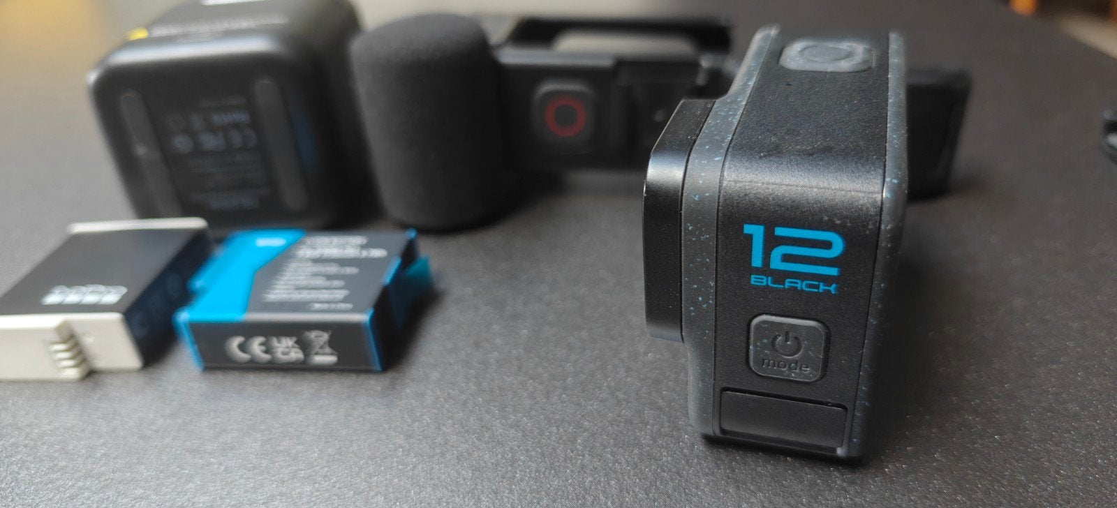 GoPro Hero 12 Black met media mod en extra accu